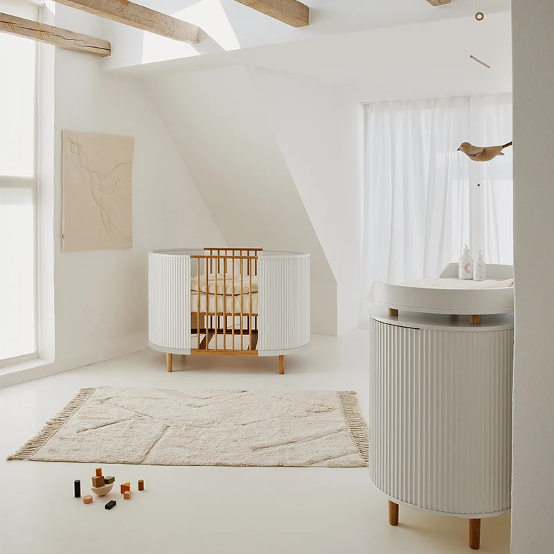 Kas Kopenhagen Babybett 70 x 120 'Kai' White Oak