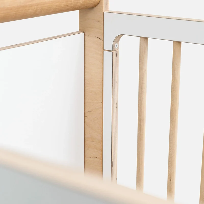 Rafa Kids Schaukelbett für Babys 65 x 125 Weiss