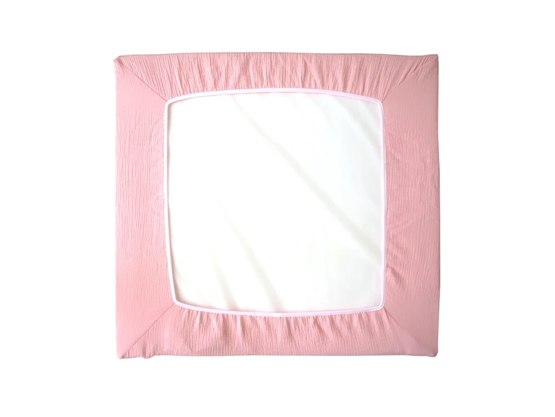 Musselin Bezug für Wickelauflage / Wickelunterlage Vädra von IKEA Lachs Rosa