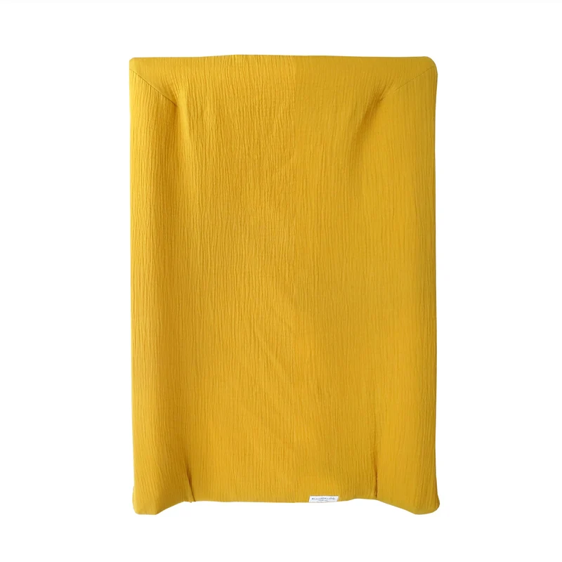Musselin Bezug für Wickelauflage / Wickelunterlage Vädra von IKEA Senf Gelb