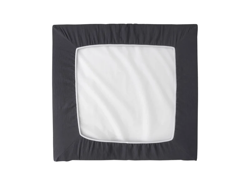 Musselin Bezug für Wickelauflage / Wickelunterlage Vädra 74x80 cm von IKEA Dunkelgrau