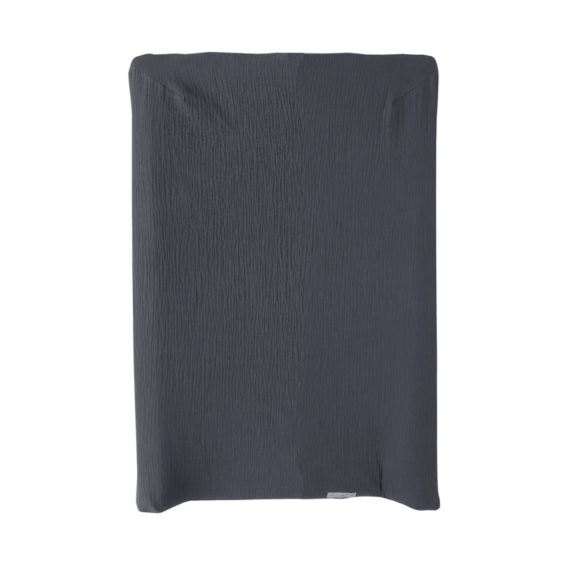 Musselin Bezug für Wickelauflage / Wickelunterlage Vädra 74x80 cm von IKEA Dunkelgrau