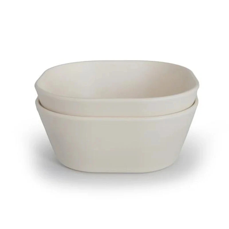Mushie Kinderschüssel 2er Set Ivory