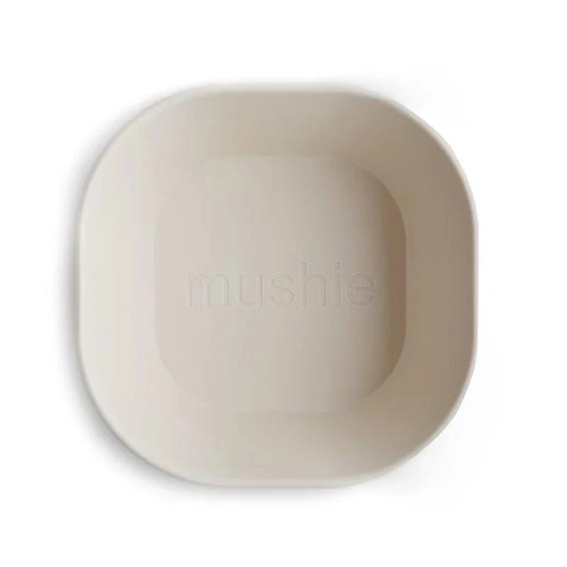 Mushie Kinderschüssel 2er Set Ivory