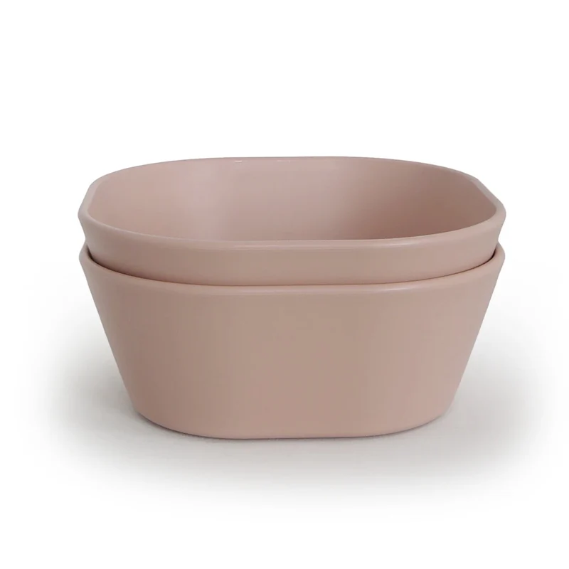 Mushie Kinderschüssel 2er Set Blush