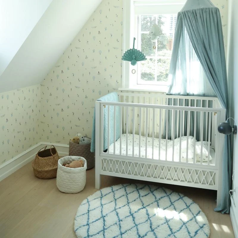 Cam Cam Copenhagen Harlequin Babybett 60 x 120 White