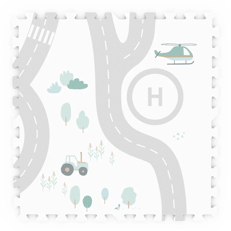 Play&Go 2 in 1 Puzzlematte 'EEVAA' doppelseitig Roadmap