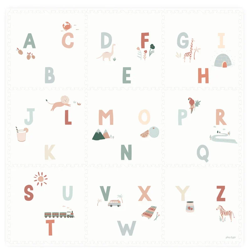 Play&Go 2 in 1 Puzzlematte 'EEVAA' doppelseitig Alphabet
