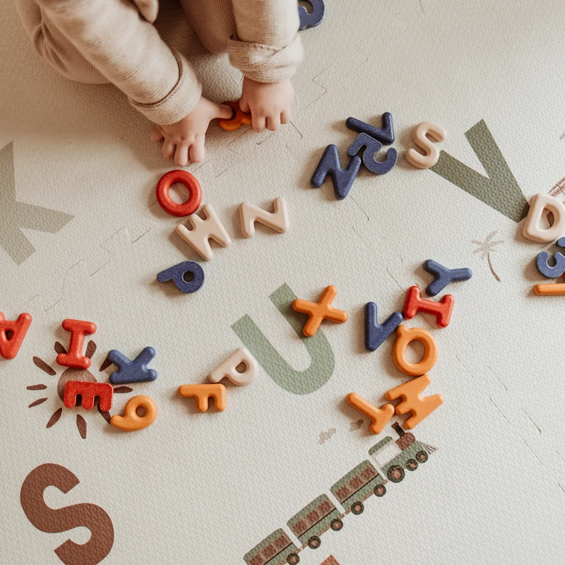 Play&Go 2 in 1 Puzzlematte 'EEVAA' doppelseitig Alphabet