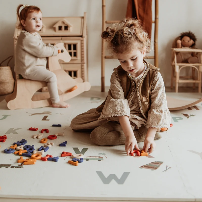 Play&Go 2 in 1 Puzzlematte 'EEVAA' doppelseitig Alphabet