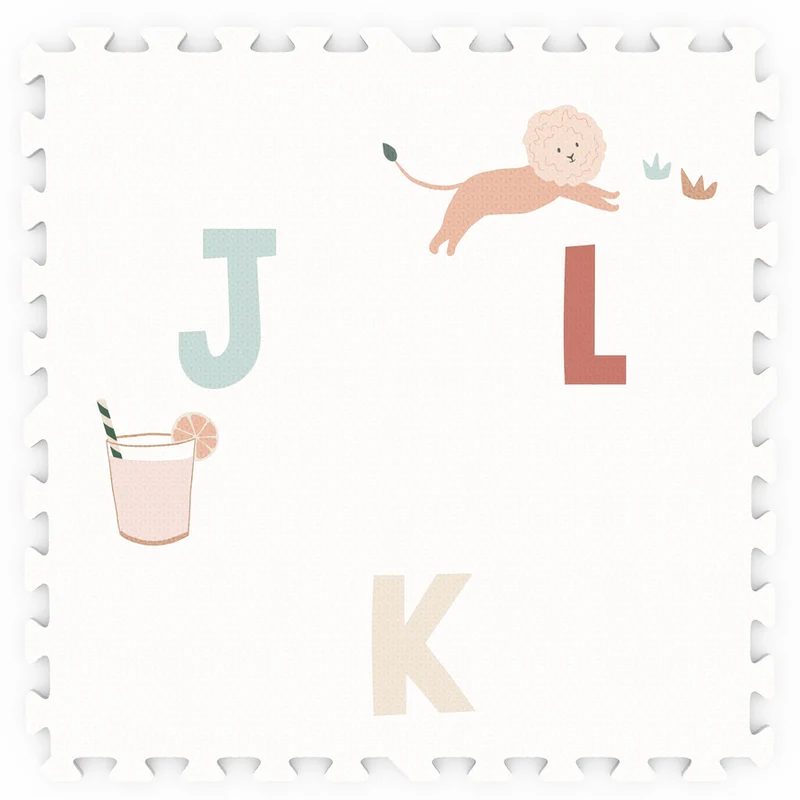Play&Go 2 in 1 Puzzlematte 'EEVAA' doppelseitig Alphabet