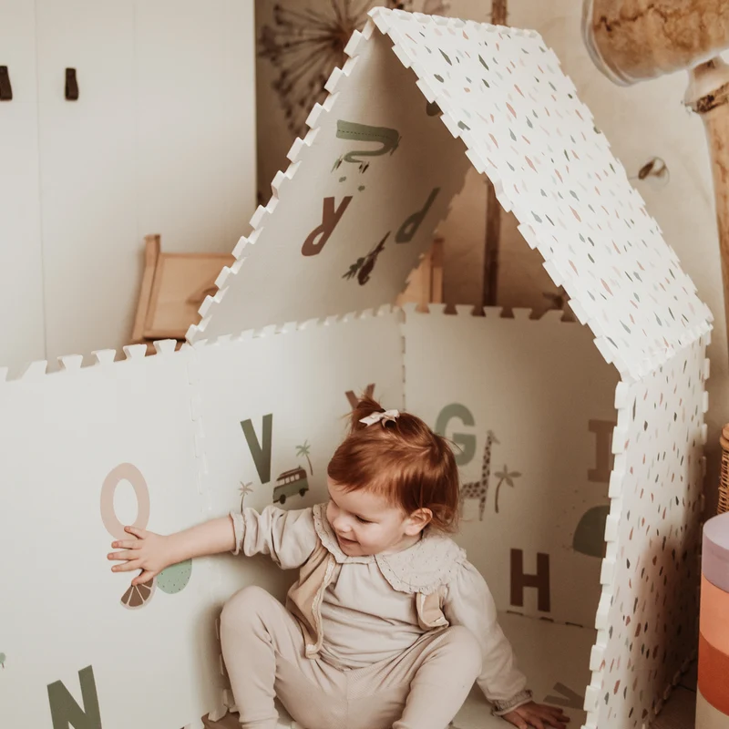 Play&Go 2 in 1 Puzzlematte 'EEVAA' doppelseitig Alphabet