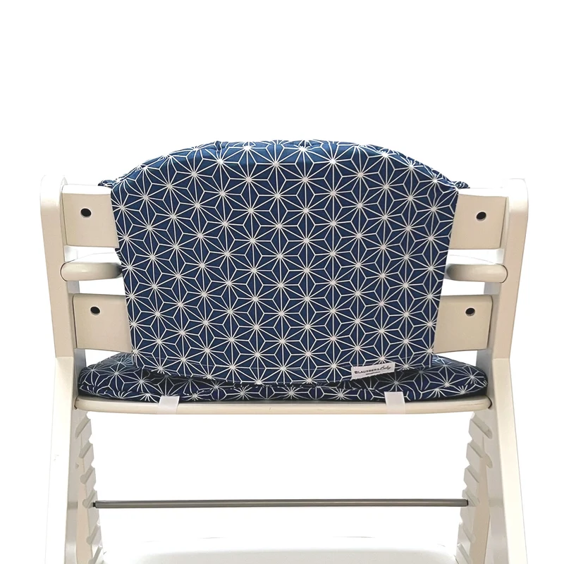Sitzkissen Set ABWASCHBAR für Hauck Alpha Happy Star Blueberry Blau
