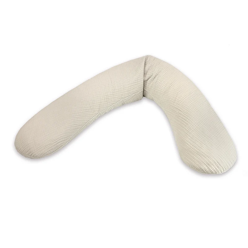 Theraline Musselin Stillkissen Sandbeige
