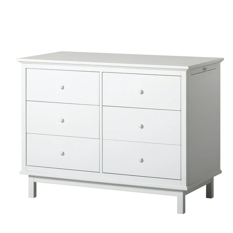 Oliver Furniture Seaside Kommode mit 6 Schubladen Weiss