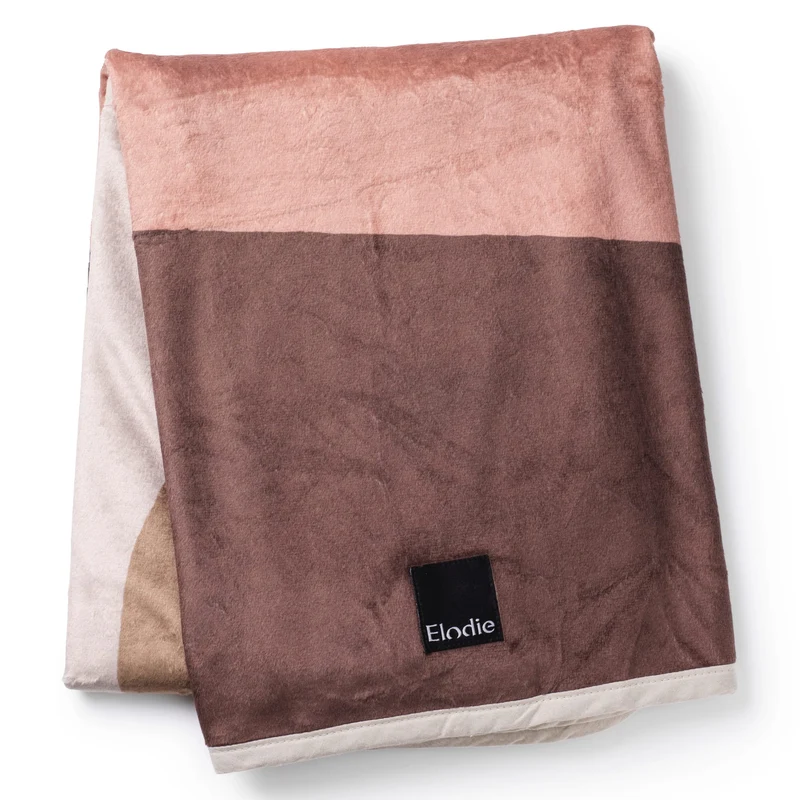 Fleece-Babydecke “Winter Sunset“