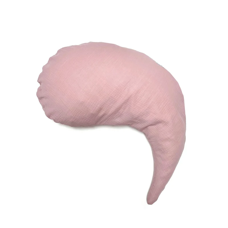 Yinnie Stillkissenbezug aus Musselin (135 cm x 35 cm) Blush Rosa