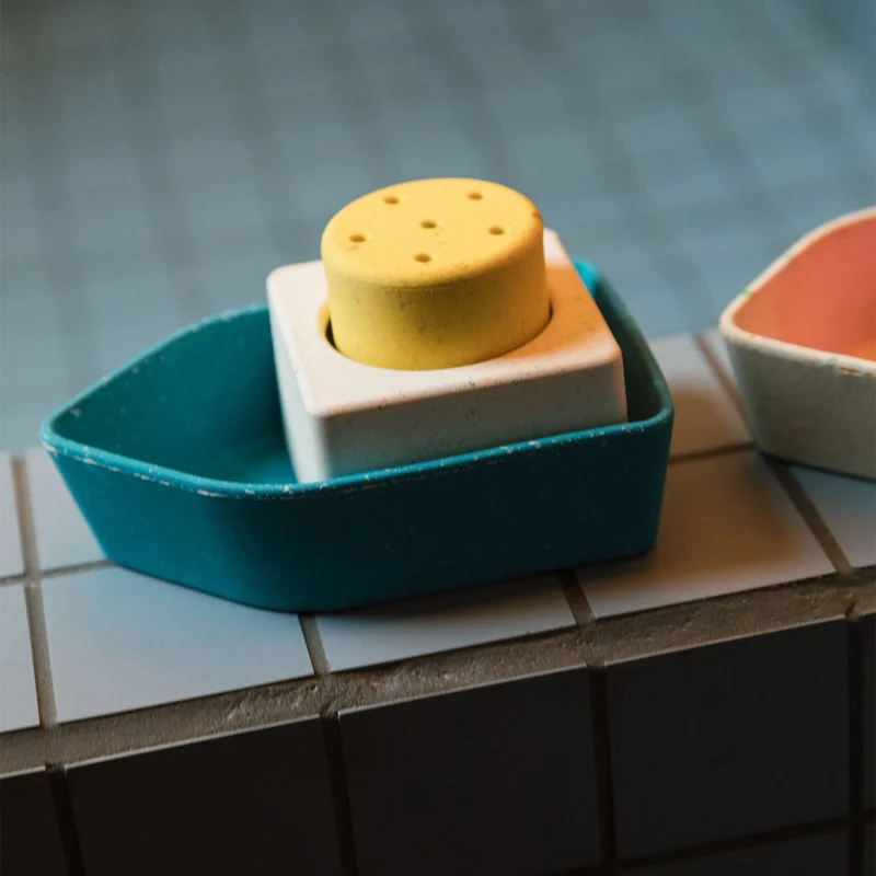 Badespielzeug aus Kautschuk "Boat Yellow"