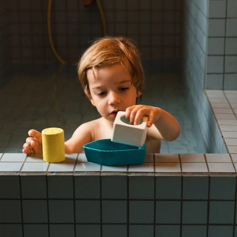 Badespielzeug aus Kautschuk "Boat Yellow"