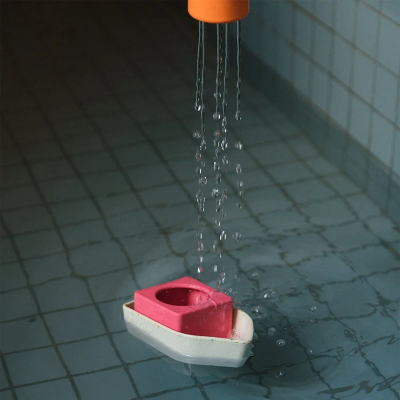 Badespielzeug aus Kautschuk "Boat Orange"