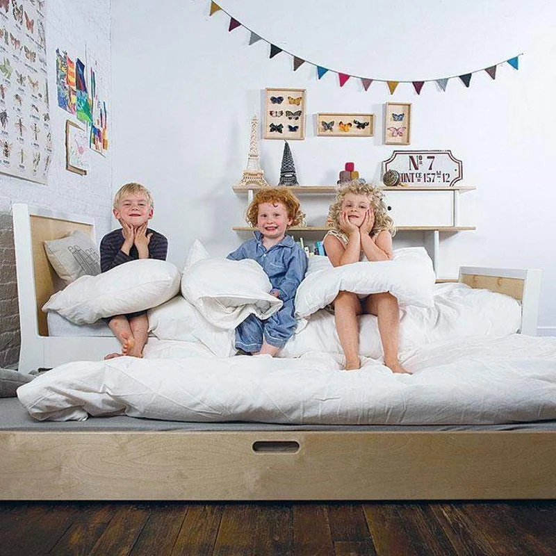 Oeuf NYC zusätzlicher Bettkasten Sparrow Birke 90 x 190 cm