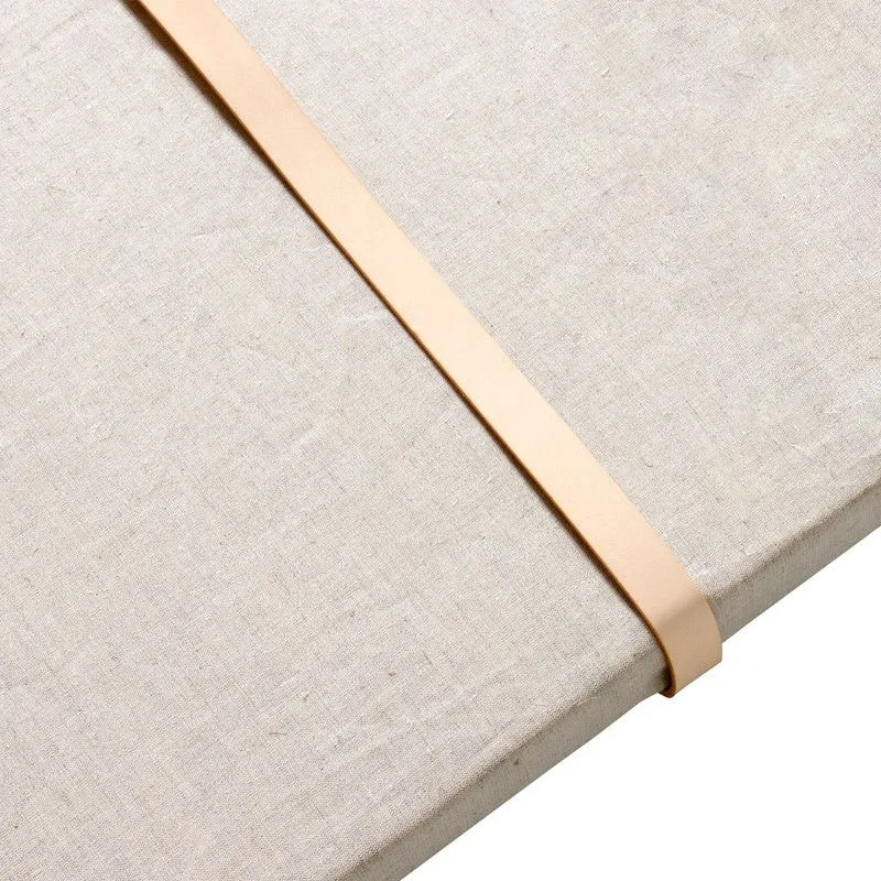 Oliver Furniture Sitzkissen mit Lederriemen Regal 3x1 Natur