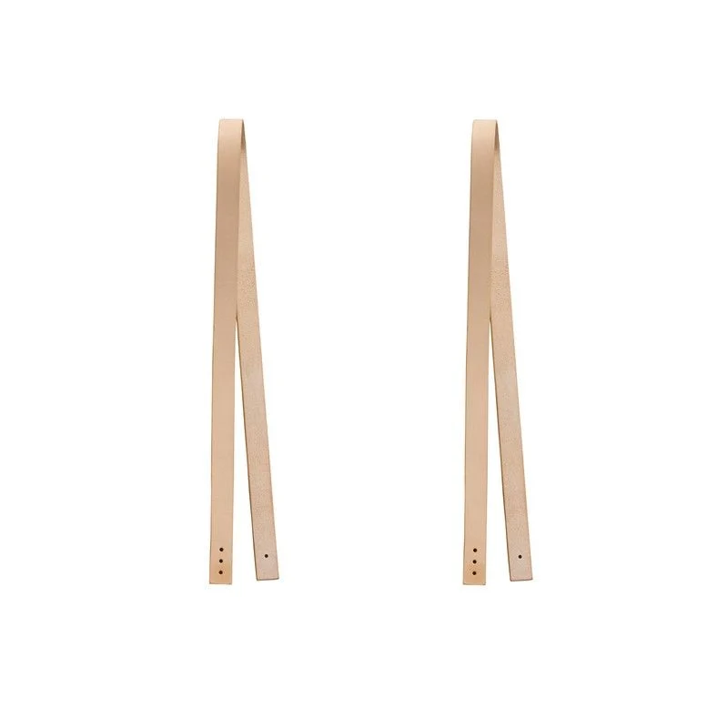 Oliver Furniture Sitzkissen mit Lederriemen Regal 3x1 Natur