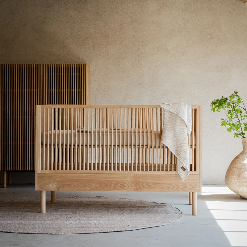 Quax Babybett 70 x 140 'Hai No Ki' Natural Ash