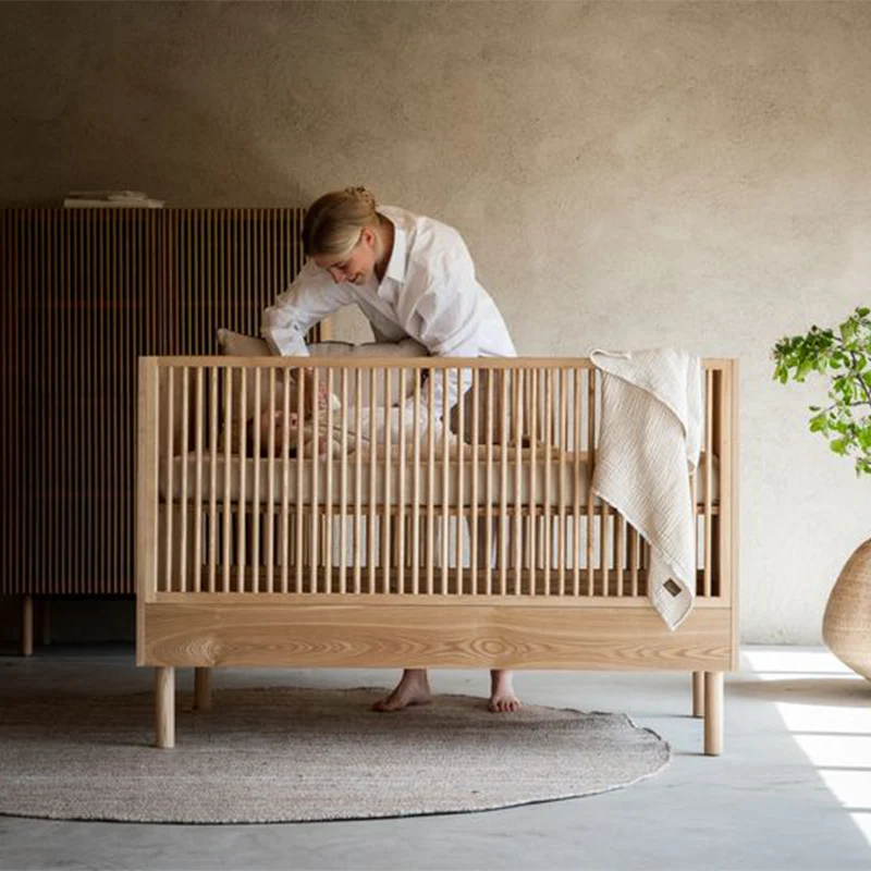 Quax Babybett 70 x 140 'Hai No Ki' Natural Ash