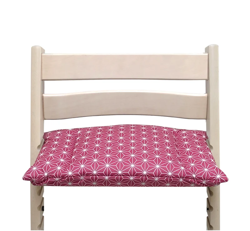 Abwaschbar Tripp Trapp Sitzkissen Po Happy Star Cranberry Rot Pink
