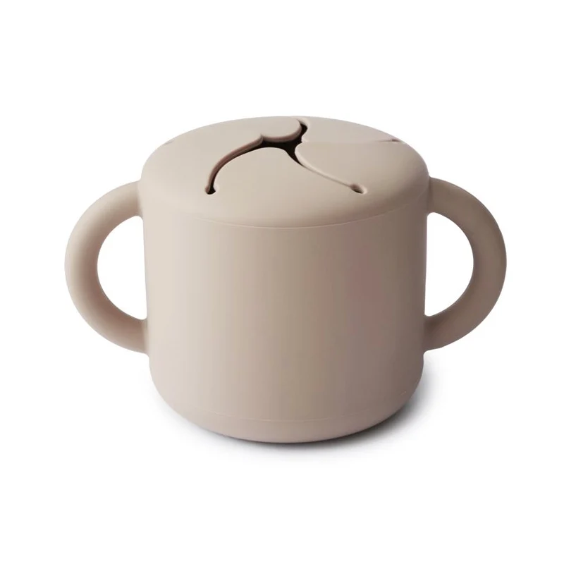 Mushie Snack Becher Shifting Sand