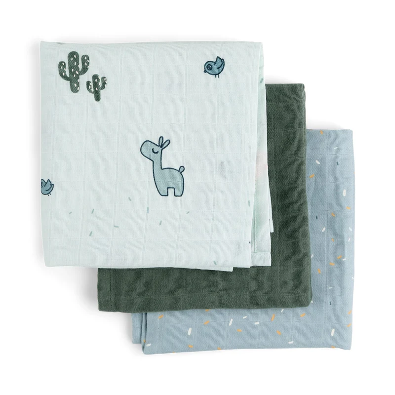 Mulltücher “Lalee Blue” 3er Pack