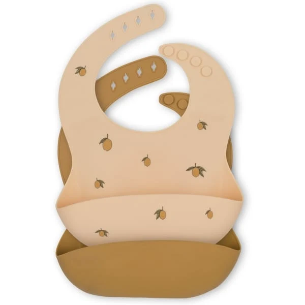 Lätzchen “Lemon / Almond” 2er Pack