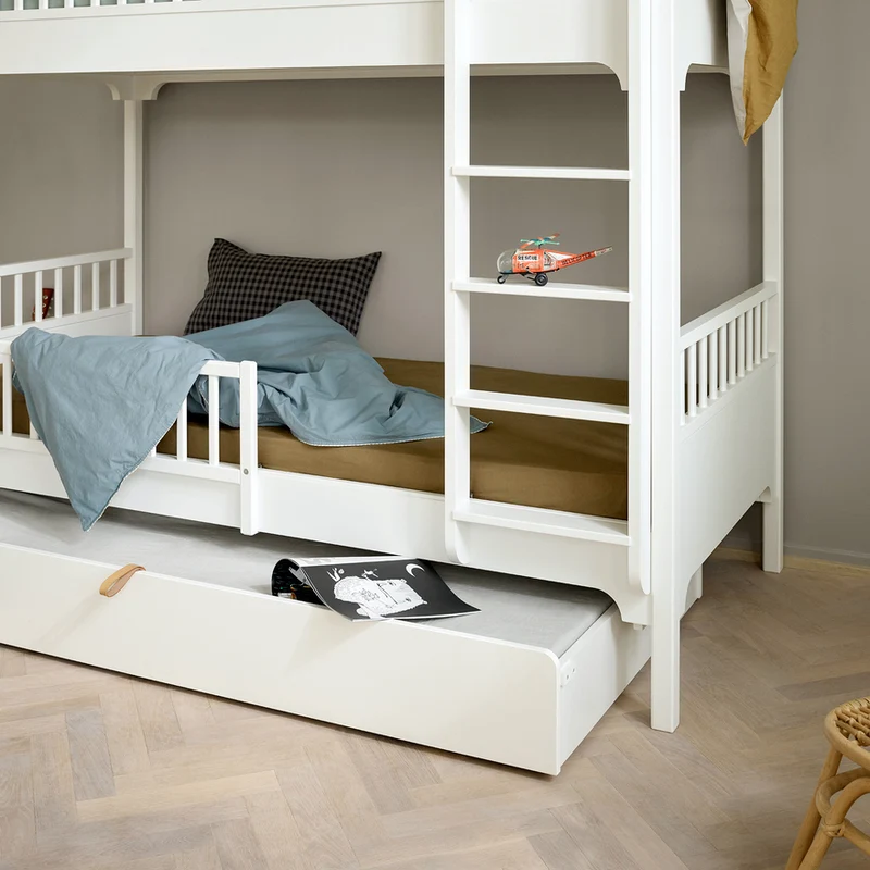 Oliver Furniture Seaside Classic Ausziehbett 94 x 182 cm Weiss