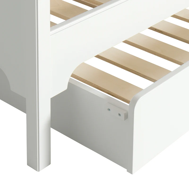 Oliver Furniture Seaside Classic Ausziehbett 94 x 182 cm Weiss