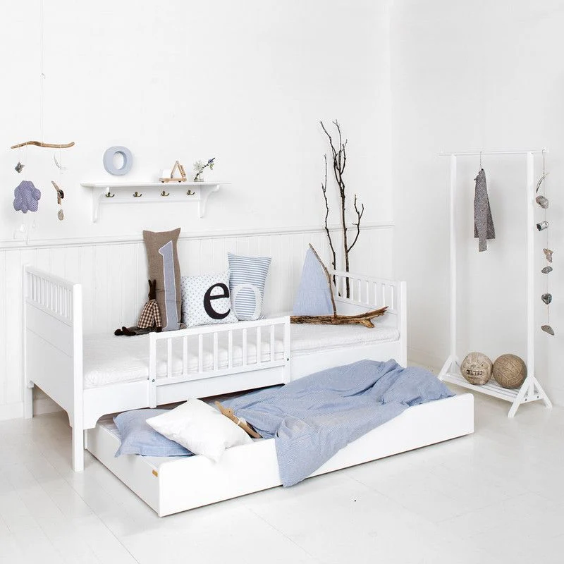 Oliver Furniture Seaside Classic Ausziehbett 94 x 182 cm Weiss