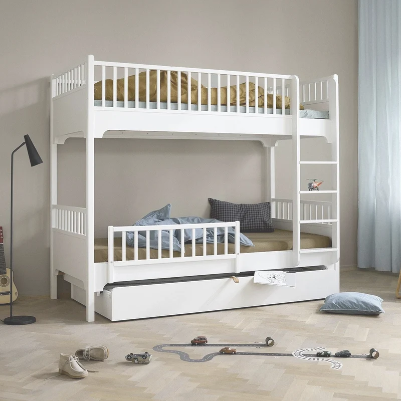Oliver Furniture Seaside Classic Ausziehbett 94 x 182 cm Weiss