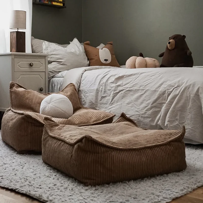 Wigiwama Quadratischer Ottoman Toffee