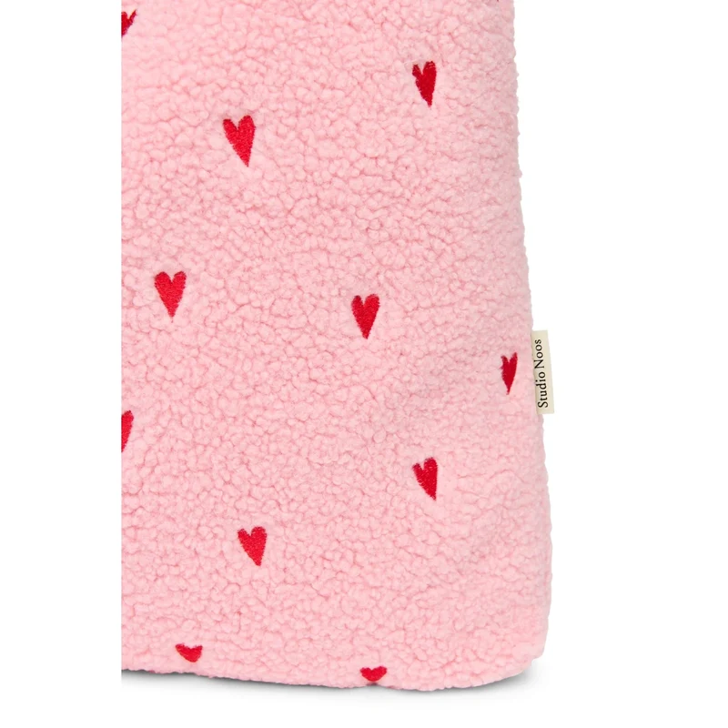 STUDIO NOOS Mom Bag Hellrosa Herzen Teddy