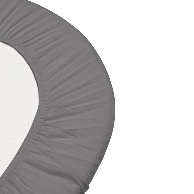 Leander Fixleintuch Bio-Baumwolle 2er-Pack Classic Babybett 60 x 120 cm Cool grey