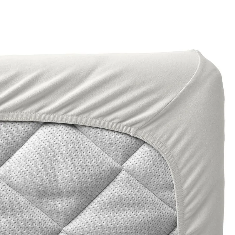 Leander Fixleintuch Bio-Baumwolle 2er-Pack Babybett 60 x 120 cm Snow
