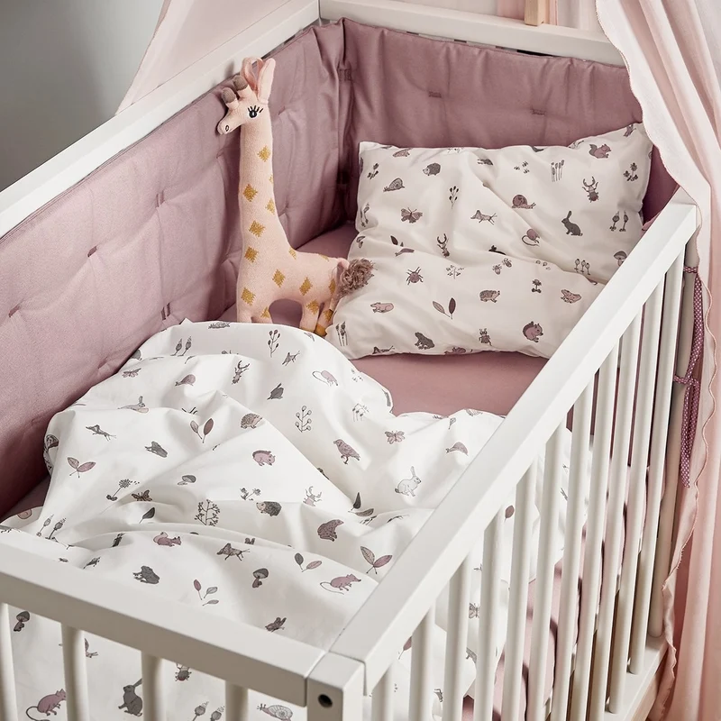 Leander Nestchen Bio-Baumwolle Dusty Rose