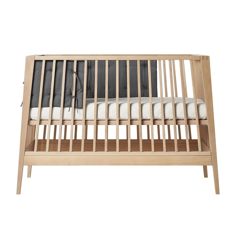 Leander Nestchen Bio-Baumwolle Cool Grey