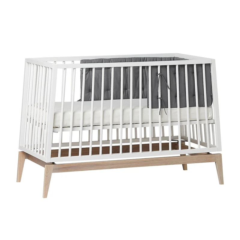 Leander Nestchen Bio-Baumwolle Cool Grey