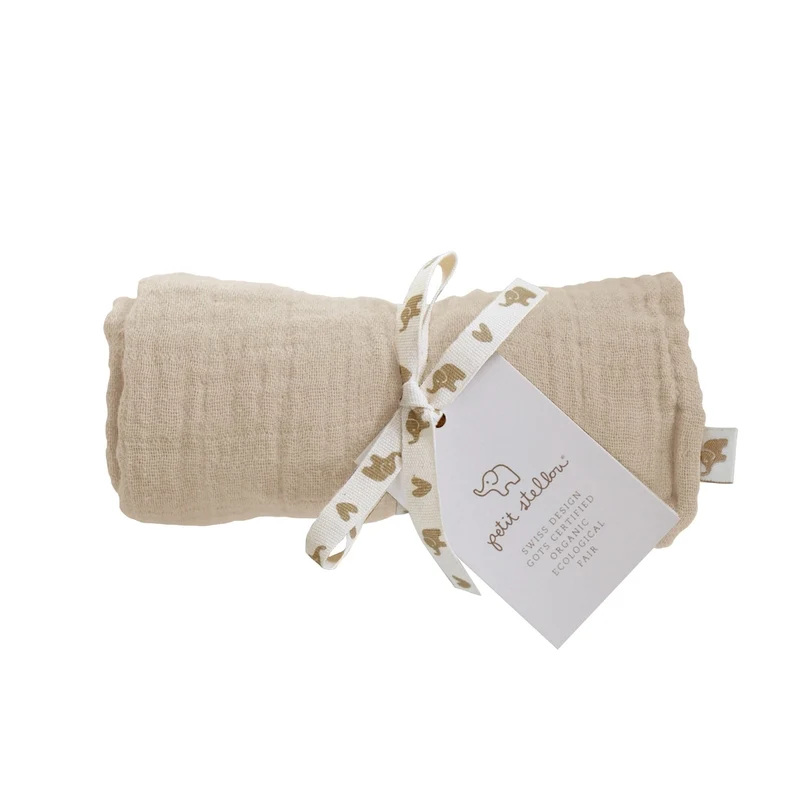 Petit Stellou Mulltuch Nooshi Cuddle Sand