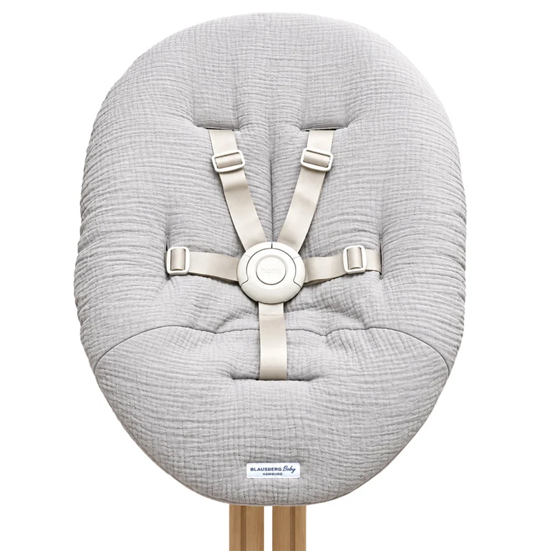 Bezug Nomi Babyschale von Stokke - Musselin Hellgrau