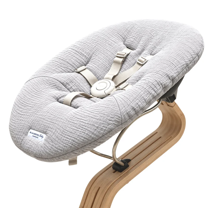 Bezug Nomi Babyschale von Stokke - Musselin Hellgrau