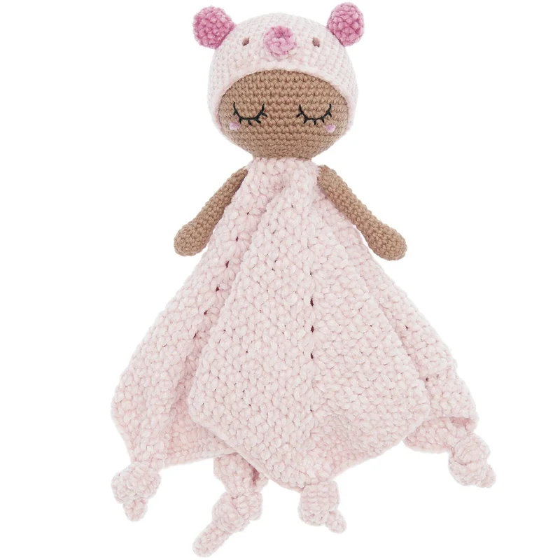 Ricorumi Häkelset Baby Blankies Rosa Schweinchen