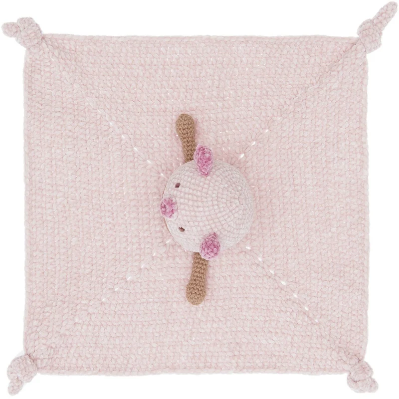Ricorumi Häkelset Baby Blankies Rosa Schweinchen