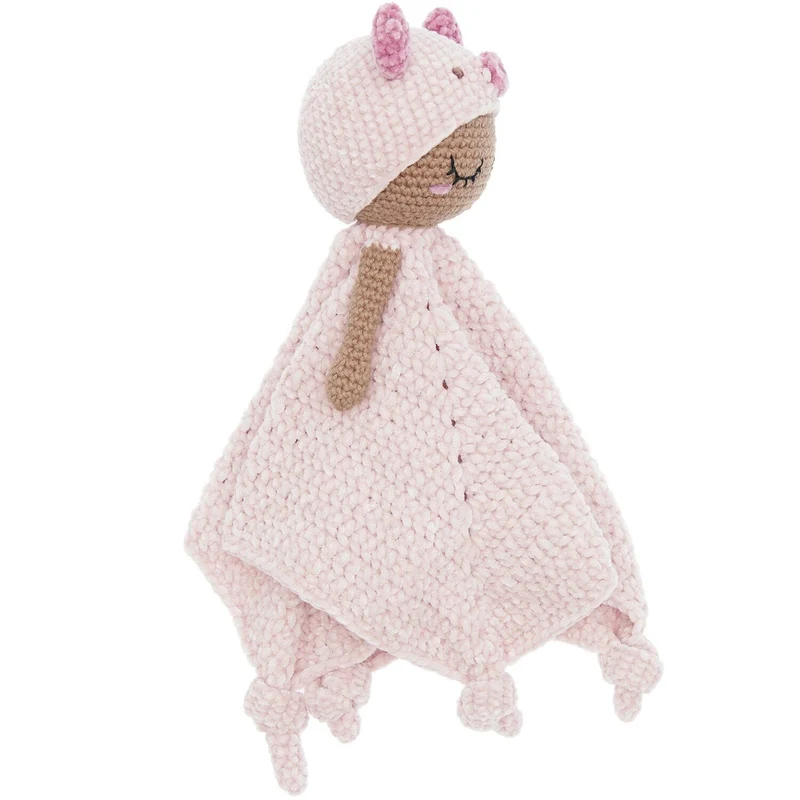 Ricorumi Häkelset Baby Blankies Rosa Schweinchen